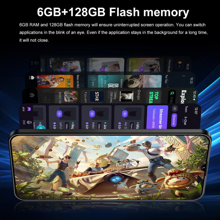 Note 50 Pro / Y300, 6GB+128GB, 6.51 inch Android 11 MTK6771 Octa Core, Network: 4G, Dual SIM, Plug:EU Plug(Black) - Image 9