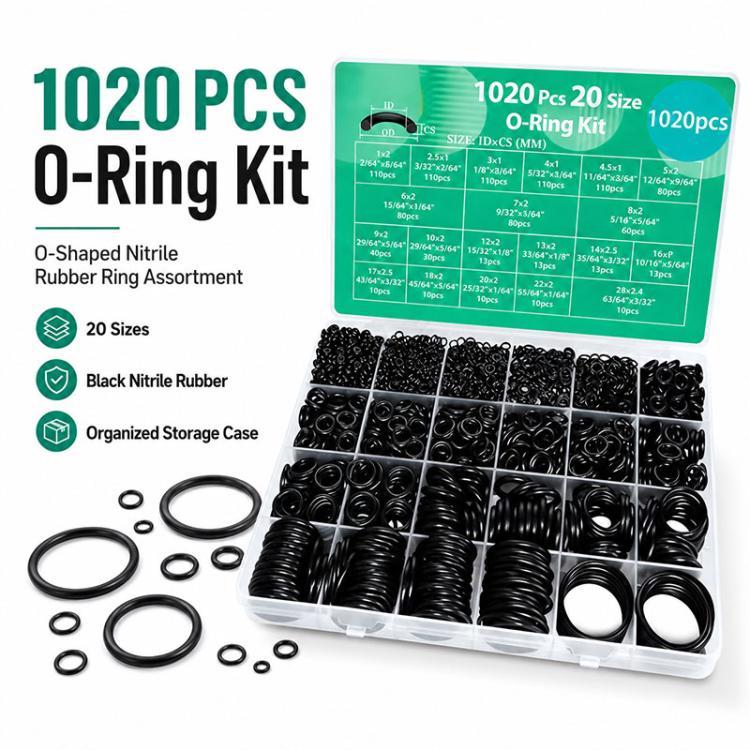 O-shaped Nitrile Fixing Rubber Ring Tool Kit(1020 pcs) - Image 3