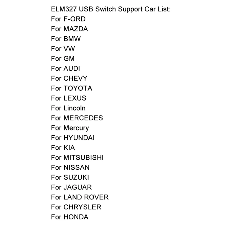 OBD ELM327 V1.5 USB Car Fault Diagnostic Cable with Switch (Black) - Image 4