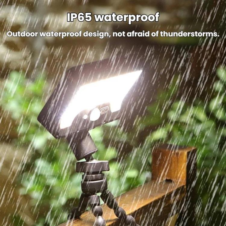 Octopus Style Solar Motion Sensor Waterproof Light Outdoor Smart Courtyard Light, Spec: White Light White - Image 5