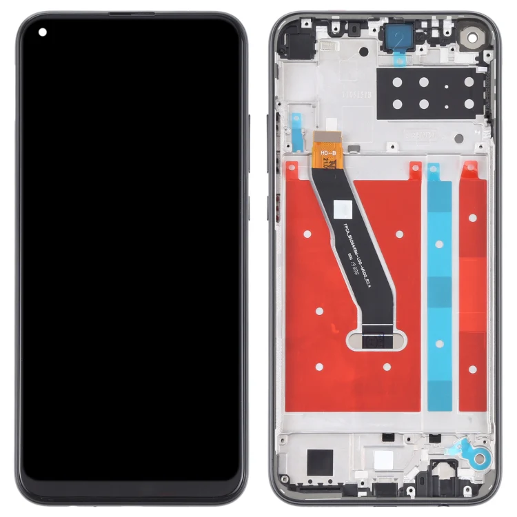 OEM LCD Screen for Honor Play 4T Digitizer Full Assembly With Frame(Black) - Image 3
