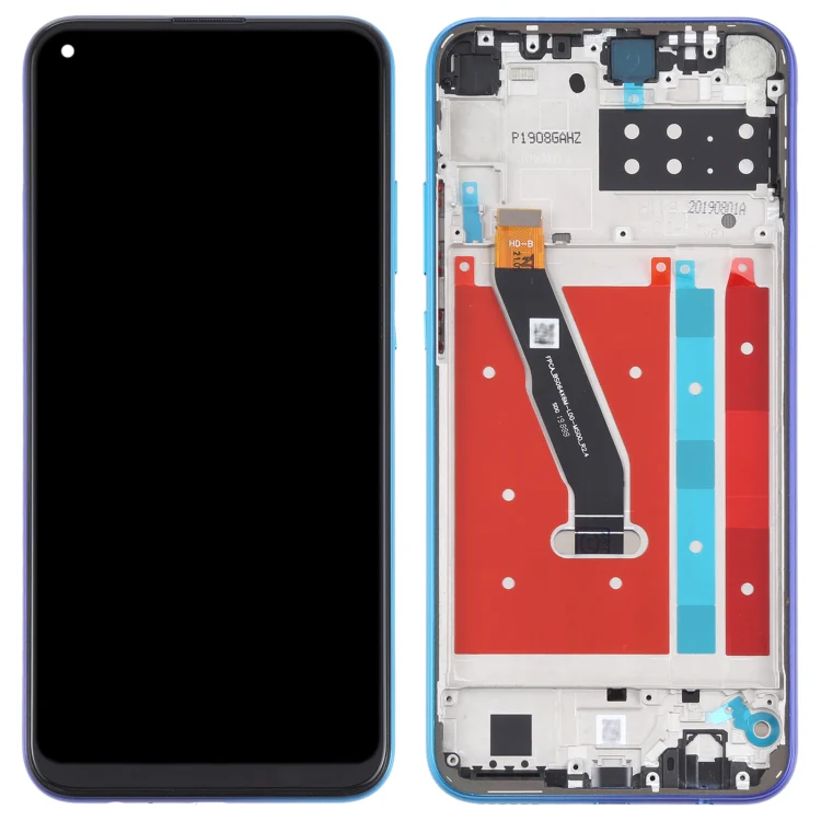 OEM LCD Screen for Honor Play 4T Digitizer Full Assembly With Frame(Blue) - Image 3