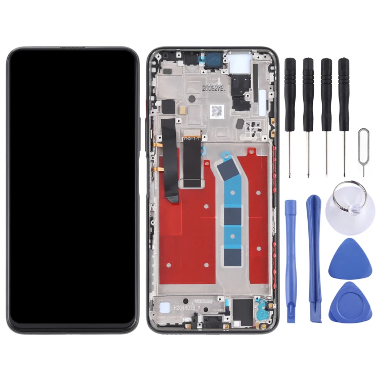 OEM LCD Screen for Honor X10 Pro Digitizer Full Assembly with Frame (Black) - Image 2