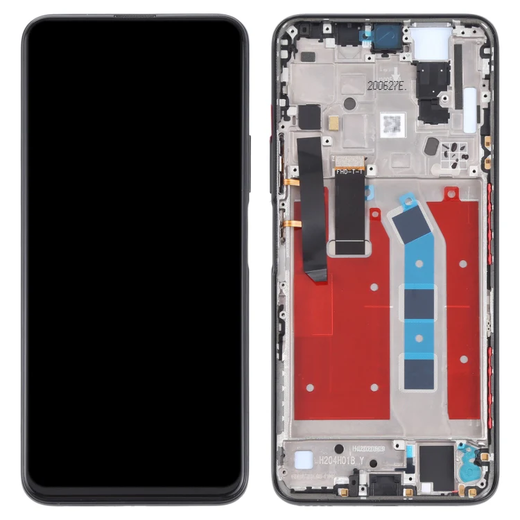 OEM LCD Screen for Honor X10 Pro Digitizer Full Assembly with Frame (Black) - Image 3