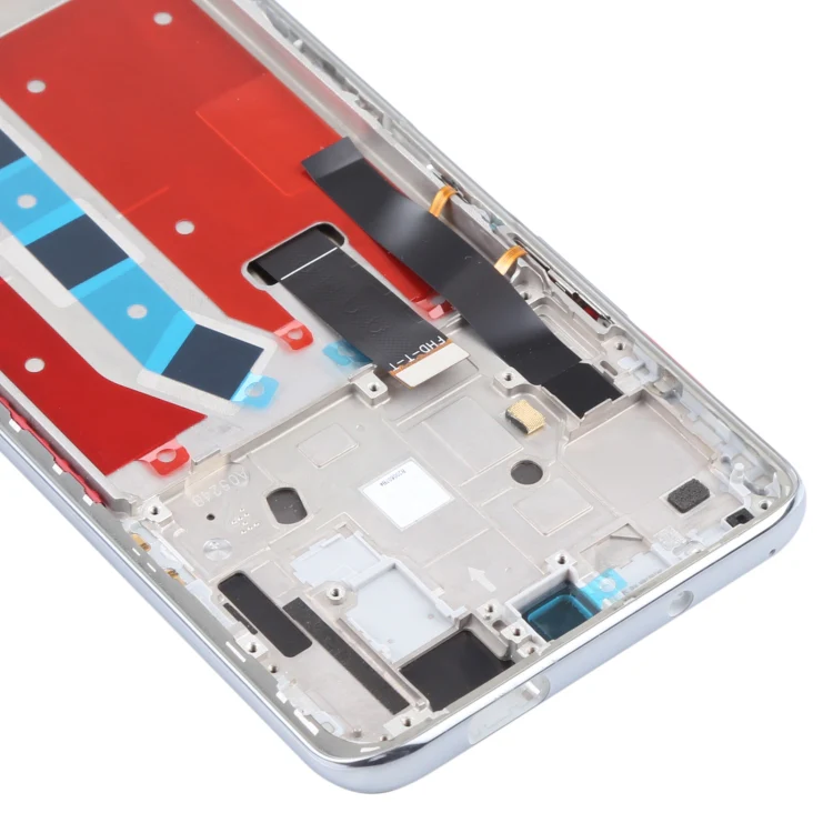 OEM LCD Screen for Honor X10 Pro Digitizer Full Assembly with Frame(Silver) - Image 4
