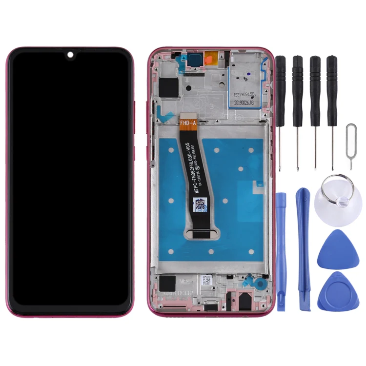 OEM LCD Screen for Huawei Honor 10 Lite Digitizer Full Assembly with Frame(Red) - Image 2