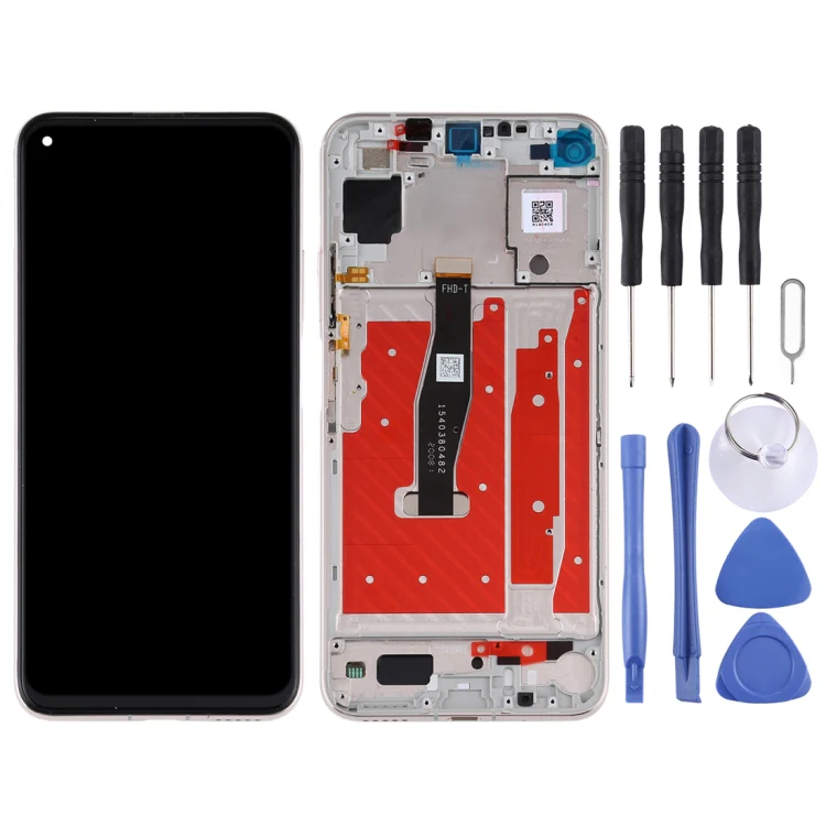 OEM LCD Screen for Huawei Honor 20 / Nova 5T Digitizer Full Assembly with Frame(Gold) - Image 2