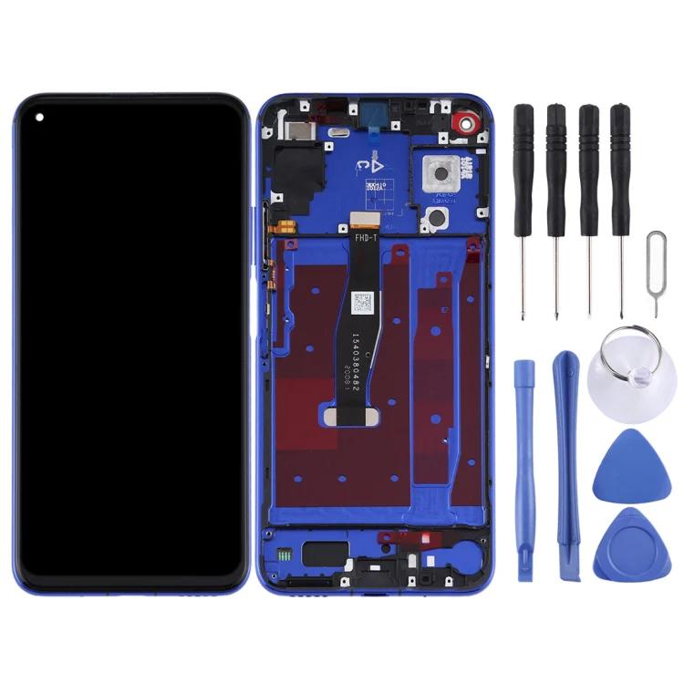 OEM LCD Screen for Huawei Honor 20 / Nova 5T Digitizer Full Assembly with Frame(Phantom Blue) - Image 2