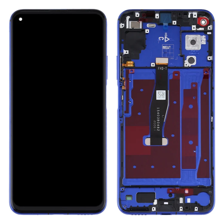 OEM LCD Screen for Huawei Honor 20 / Nova 5T Digitizer Full Assembly with Frame(Phantom Blue) - Image 3