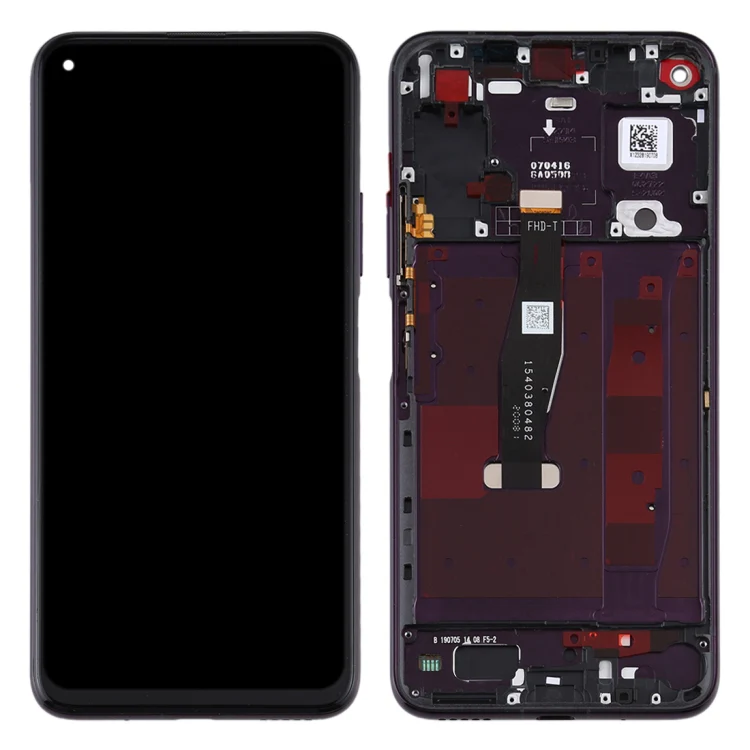 OEM LCD Screen for Huawei Honor 20 Pro Digitizer Full Assembly with Frame(Black) - Image 3