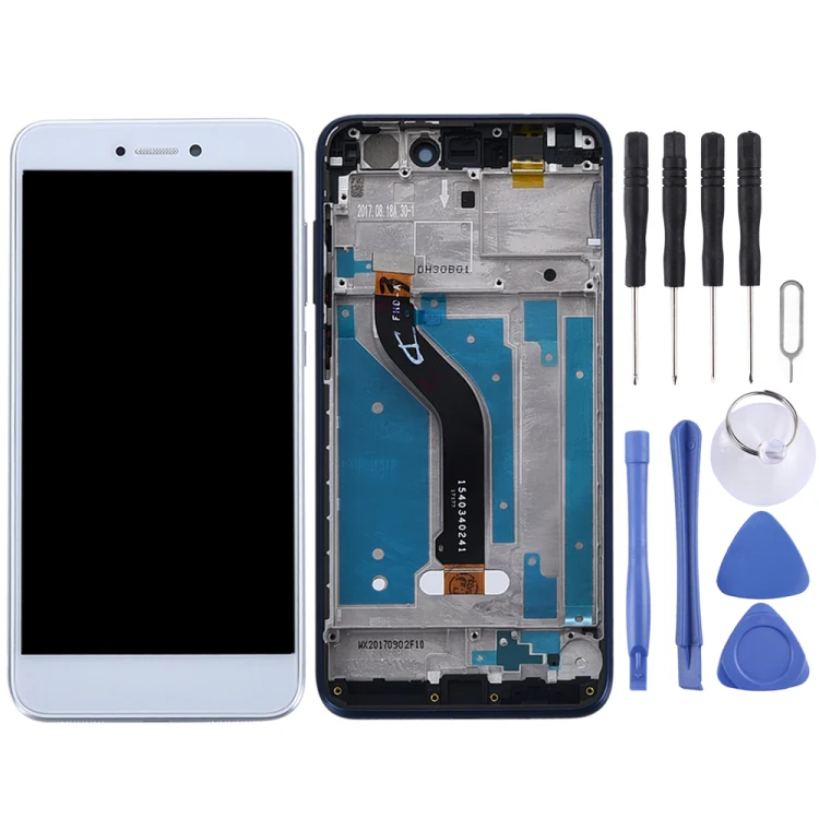 OEM LCD Screen for Huawei Honor 8 Lite Digitizer Full Assembly with Frame (White) - Image 2