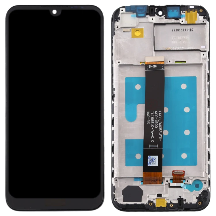 OEM LCD Screen for Huawei Honor 8S Digitizer Full Assembly with Frame(Black) - Image 3