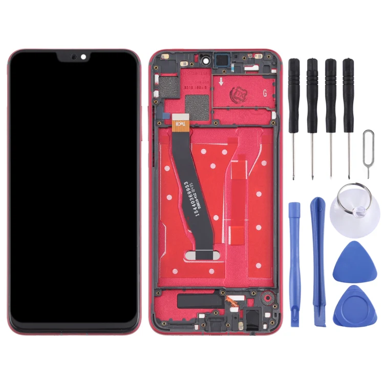 OEM LCD Screen for Huawei Honor 8X Digitizer Full Assembly with Frame(Red) - Image 2