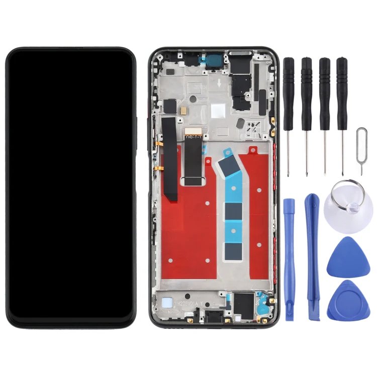 OEM LCD Screen for Huawei Honor X10 5G Digitizer Full Assembly with Frame(Black) - Image 2