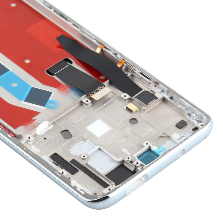OEM LCD Screen for Huawei Honor X10 5G Digitizer Full Assembly with Frame(Silver) - Image 4