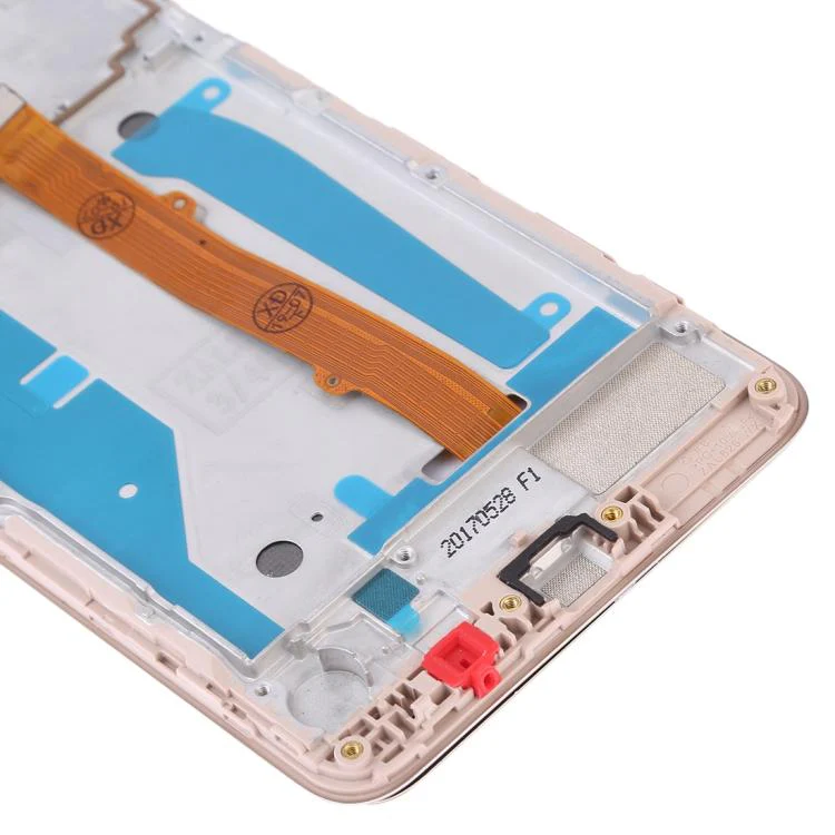 OEM LCD Screen for Huawei Y5 (2017) Digitizer Full Assembly with Frame (Gold) - Image 5