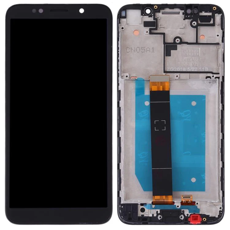 OEM LCD Screen for Huawei Y5 Prime (2018) Digitizer Full Assembly with Frame (Black) - Image 3