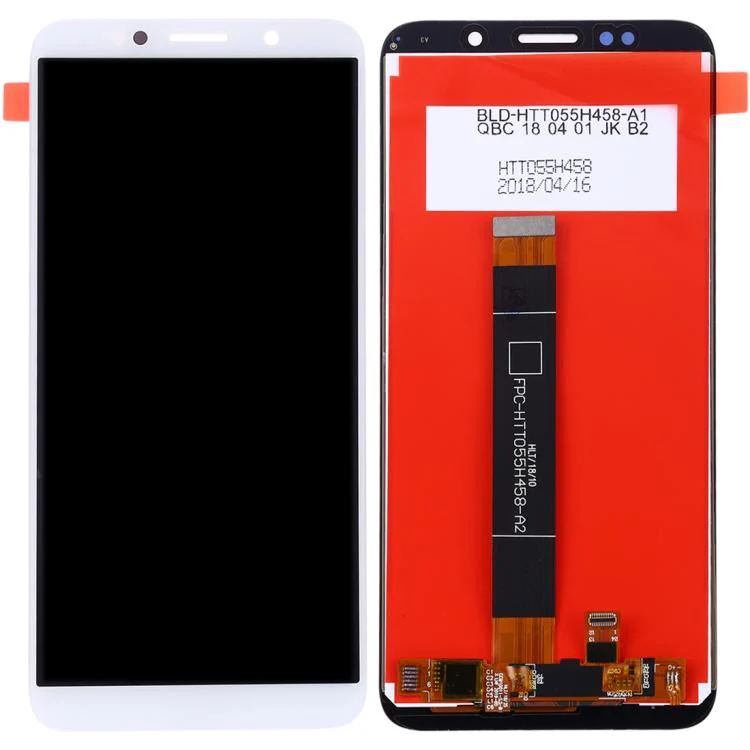 OEM LCD Screen for Huawei Y5 Prime (2018) with Digitizer Full Assembly (White) - Image 3