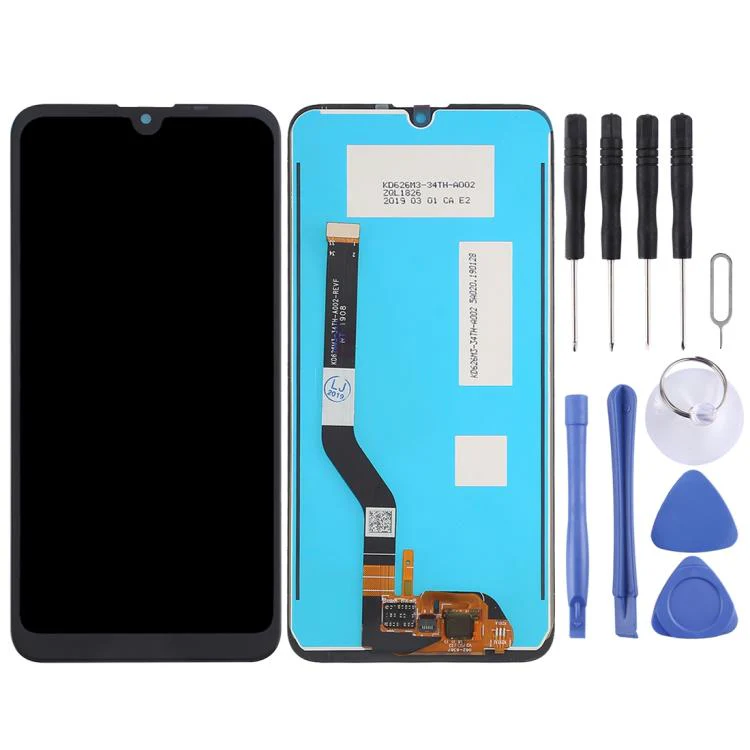 OEM LCD Screen for Huawei Y7 (2019) with Digitizer Full Assembly(Black) - Image 2