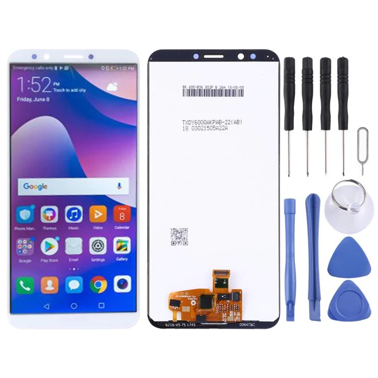 OEM LCD Screen for Huawei Y7 Prime (2018) with Digitizer Full Assembly (White)