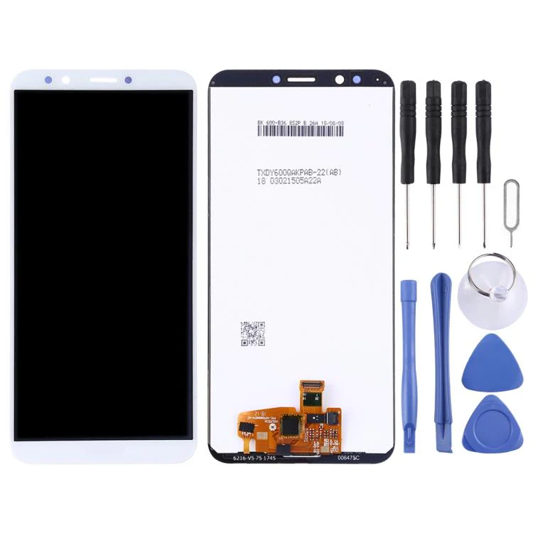 OEM LCD Screen for Huawei Y7 Prime (2018) with Digitizer Full Assembly (White) - Image 2