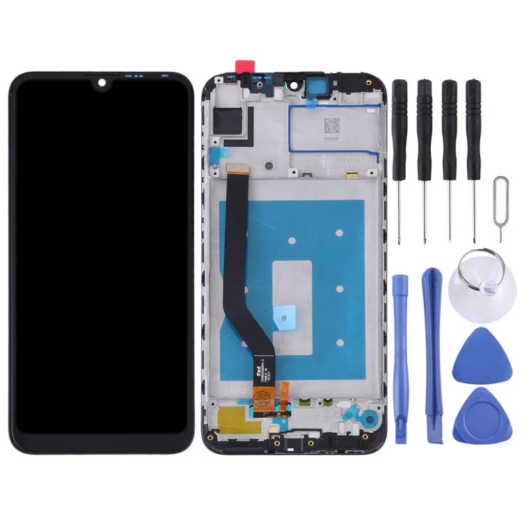 OEM LCD Screen for Huawei Y7 Prime (2019) Digitizer Full Assembly with Frame (Black) - Image 2