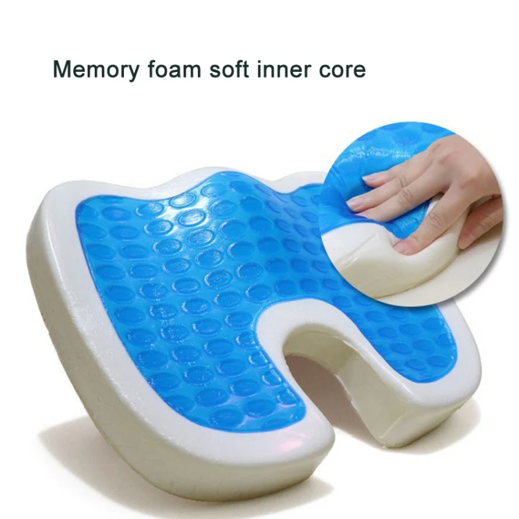 Office Gel Cushion Beauty Buttocks Anti-hemorrhoid Cushion(Mesh Fabric Gray) - Image 3