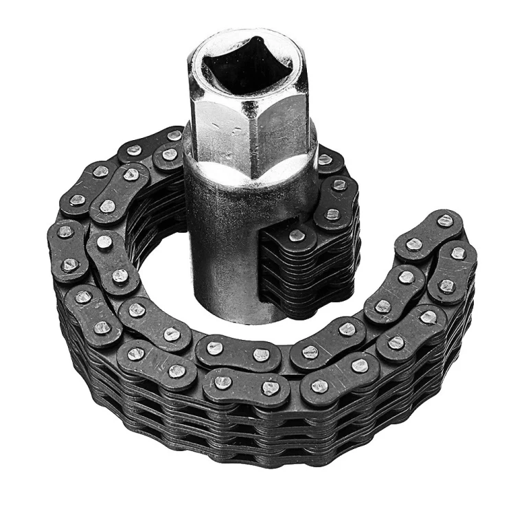 Oil Filter Chain Wrench Spanner Remover Adjustable Auto Repair Tool (44 Sections) - Image 2