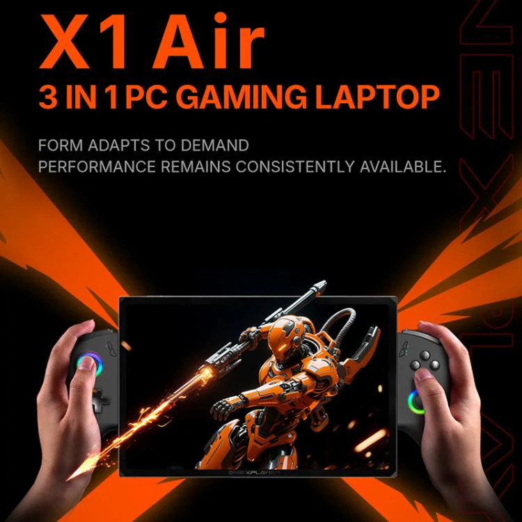 ONE-NETBOOK OneXPlayer X1 Air 10.95 inch Handheld Game Console, 32GB+1TB, Windows 11 Intel Core Ultra 5 228V(Black) - Image 2
