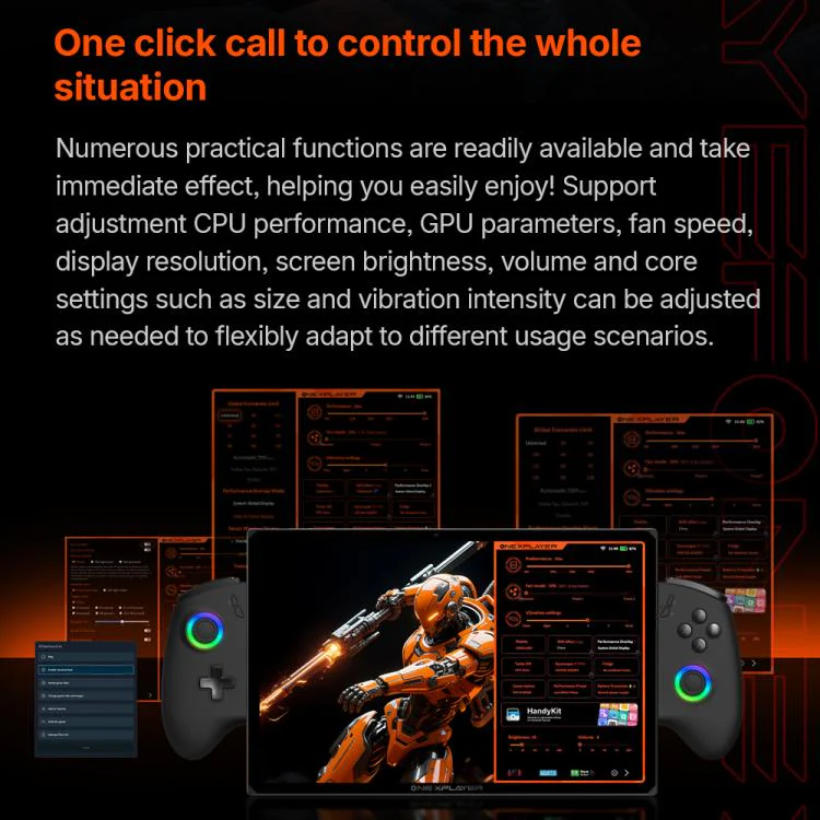 ONE-NETBOOK OneXPlayer X1 Air 10.95 inch Handheld Game Console, 32GB+1TB, Windows 11 Intel Core Ultra 5 228V(Black) - Image 20