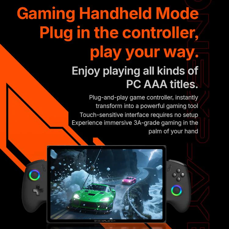 ONE-NETBOOK OneXPlayer X1 Air 10.95 inch Handheld Game Console, 32GB+512GB, Windows 11 Intel Core Ultra 5 228V(Black) - Image 5