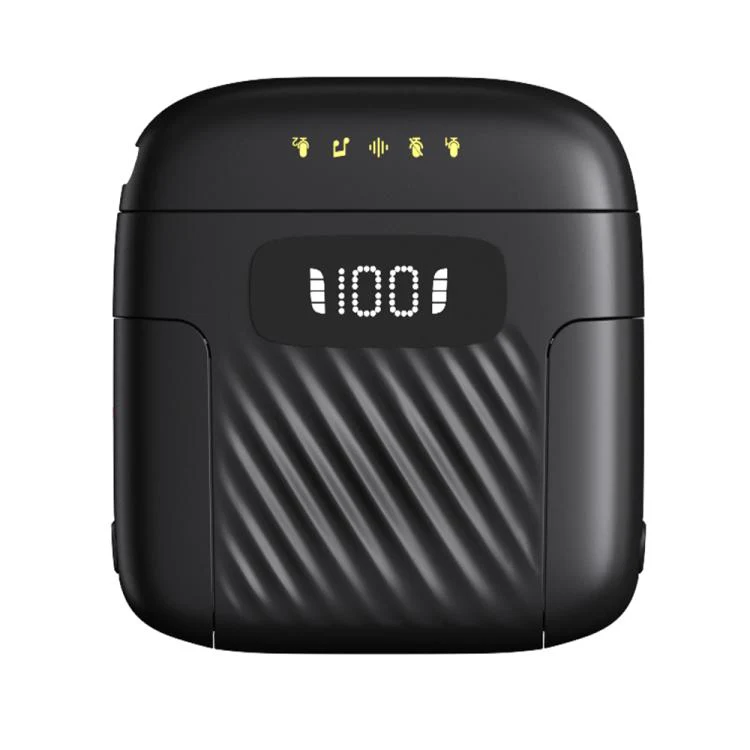 One To Two Mini Wireless Collar-clip Noise-cancelling Microphone With Charging Case(Black) - Image 2