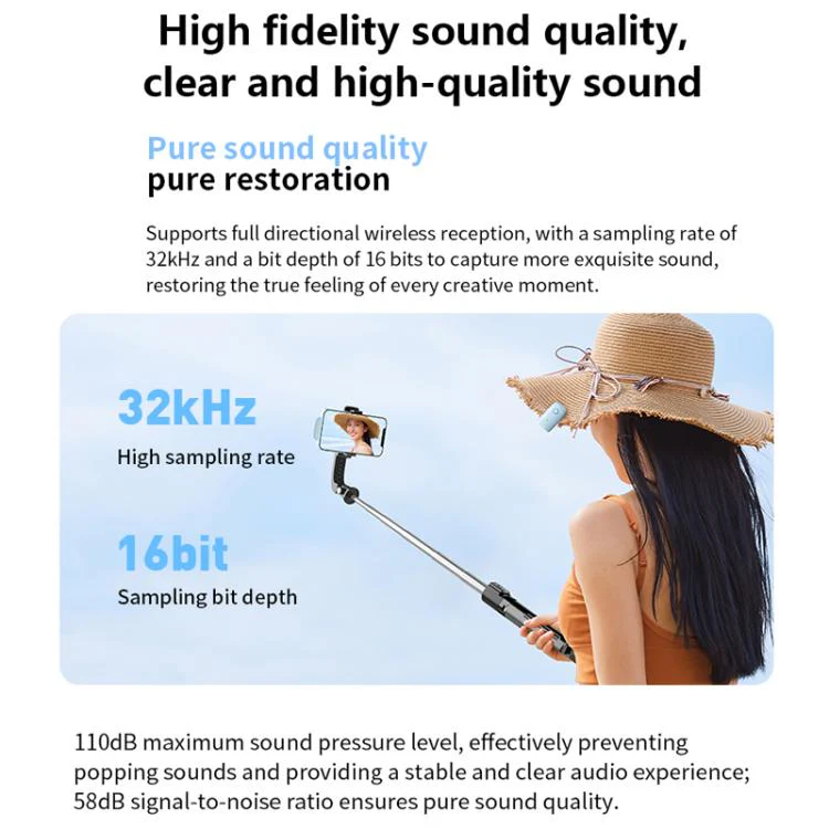 One To Two Mini Wireless Collar-clip Noise-cancelling Microphone With Charging Case(White) - Image 5