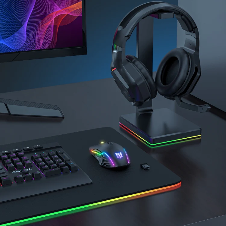 ONIKUMA CW905 2.4G RGB Lighting Wireless Mouse(Black) - Image 7