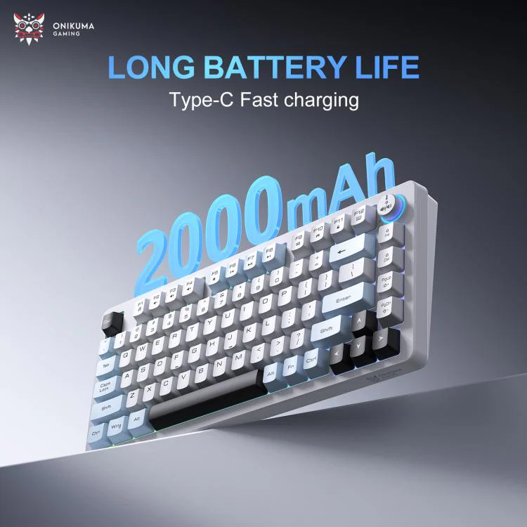 ONIKUMA MT501 Three-mode Silent Mechanical Keyboard - Image 10