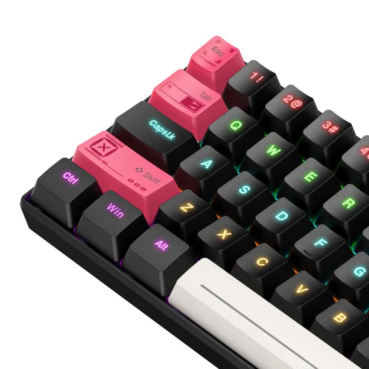 ONIKUMA MT605 Three-mode 61-Key E-sports Mechanical Keyboard - Image 4
