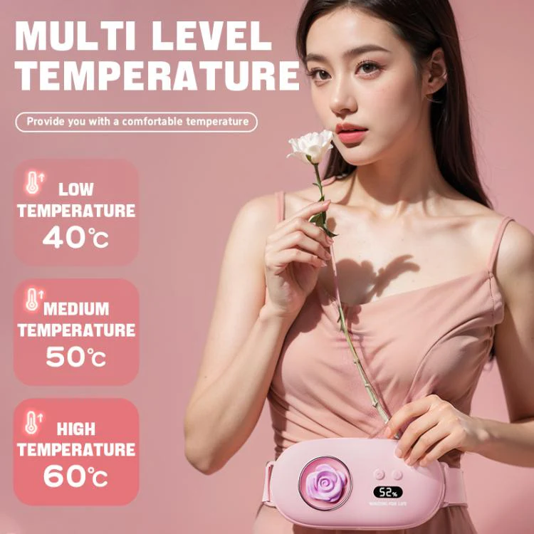 OP4 Gardenia 3D Warming Waist Belt(Pink) - Image 7