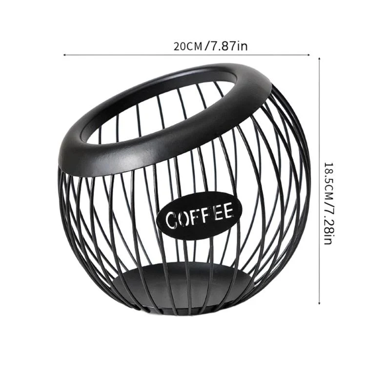 Open Coffee Capsule Storage Rack, Bar Counter Display Stand For Coffee Shop(Gold) - Image 7