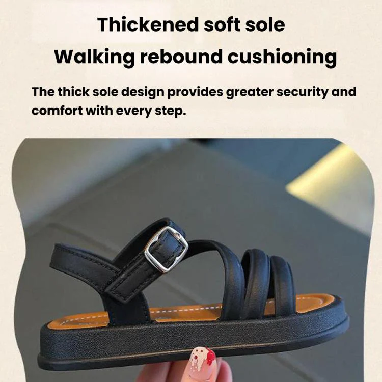 Open-Toe Elegant Sandals For Girls Cute Summer Sandals For Students, Size: 28 Inner Length 17cm(White) - Image 6