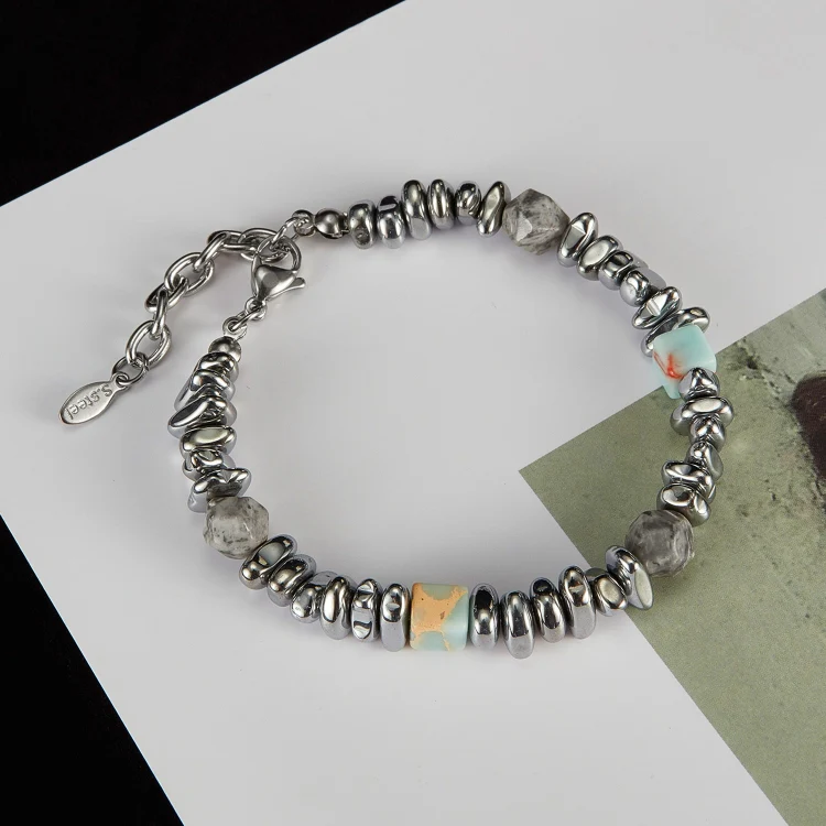 OPK GS1548 Personalized Splicing Stainless Steel Bracelet - Image 3