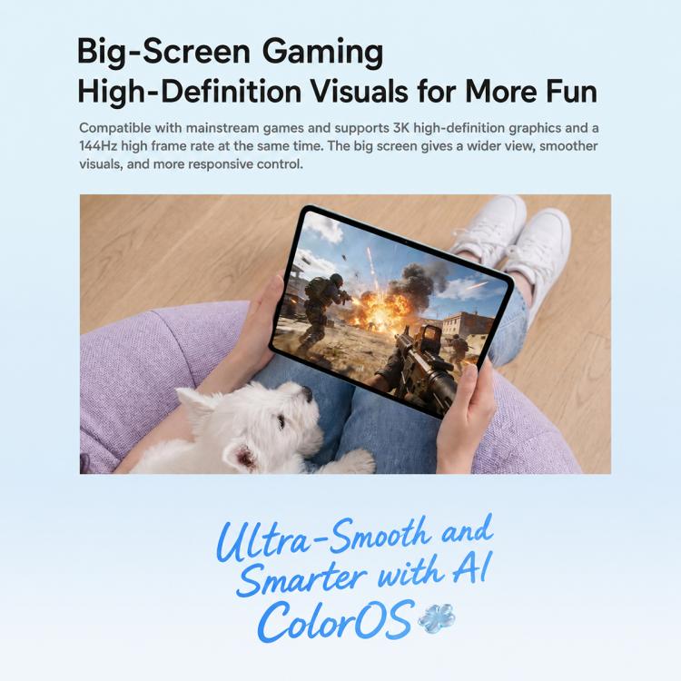 OPPO Pad 6 12.1 inch Tablet PC, 12GB+256GB, ColorOS 16 MediaTek Dimensity 9500s Octa Core (Silver) - Image 13
