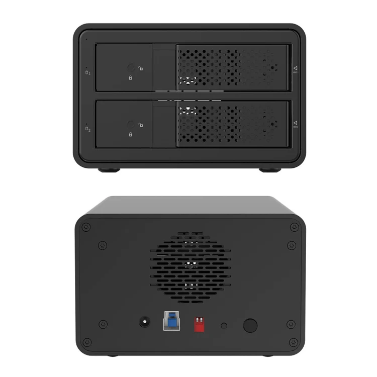 ORICO 9528RU3 3.5-Inch External Hard Drive Enclosure with RAID(Black) - Image 4