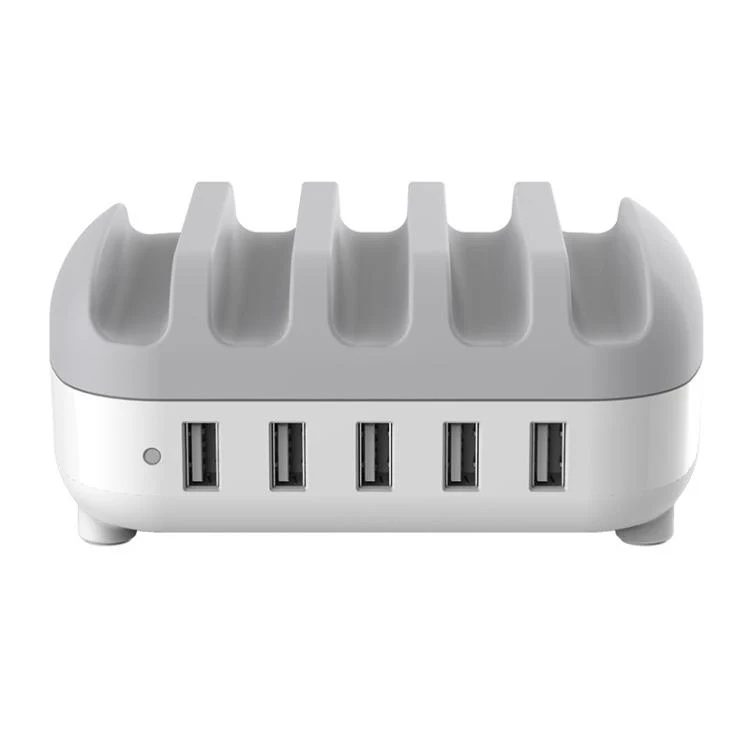 ORICO DUK-5P 40W 5 USB Ports Smart Charging Station with Stand, Plug:US Plug(White) - Image 3
