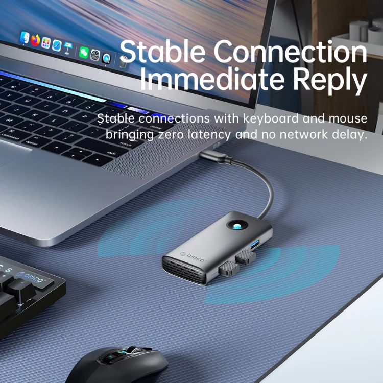ORICO PW11-6P Type-C / USB-C 6-in-1 5Gbps Multifunction Docking Station (Silver) - Image 7