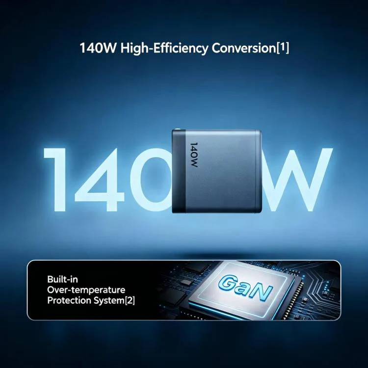 Original 140W GaN Charger For DJI Power, CN Plug With 2 USB-C Cables - Image 5