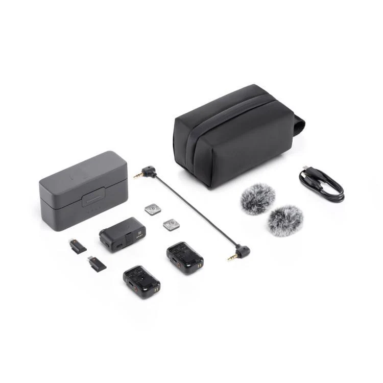 Original 2 TX + 1 RX + Charging Case For DJI Mic 2 - Image 8