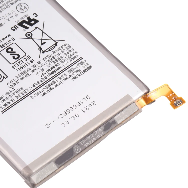 Original 6000mAh EB-BM207ABY Li-ion Battery Replacement for Samsung Galaxy M30s SM-M307/M21 SM-M215/M31 SM-M315 - Image 4