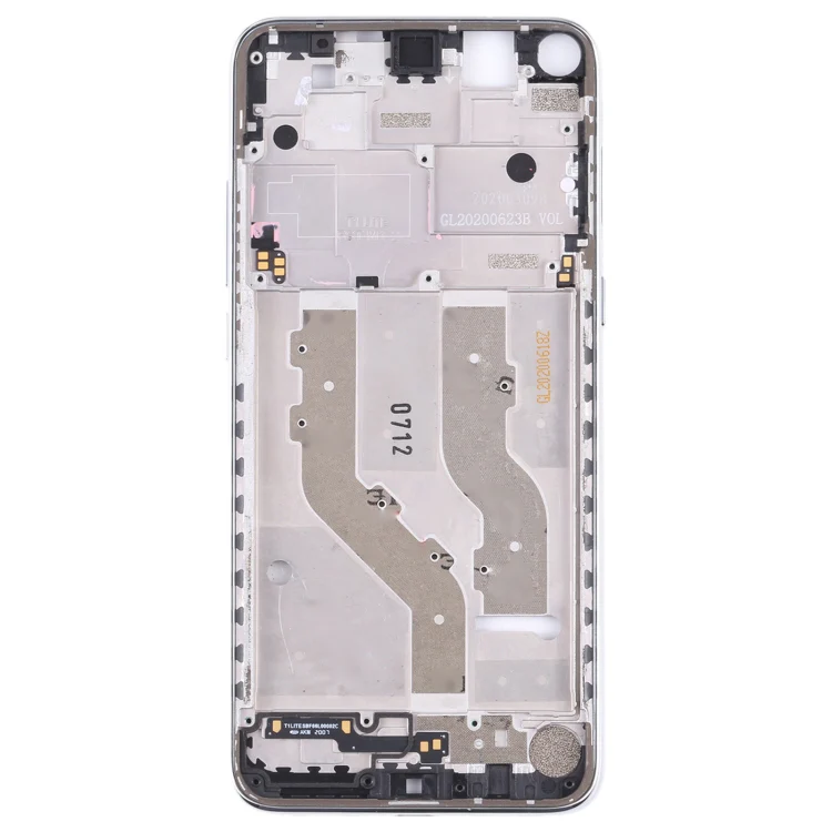 Original Front Housing LCD Frame Bezel Plate for TCL 10L / 10 Lite T770H, T770B (Silver) - Image 2