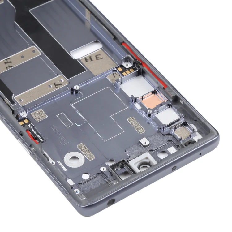 Original Front Housing LCD Frame Bezel Plate for TCL 20 Pro 5G (Black) - Image 4