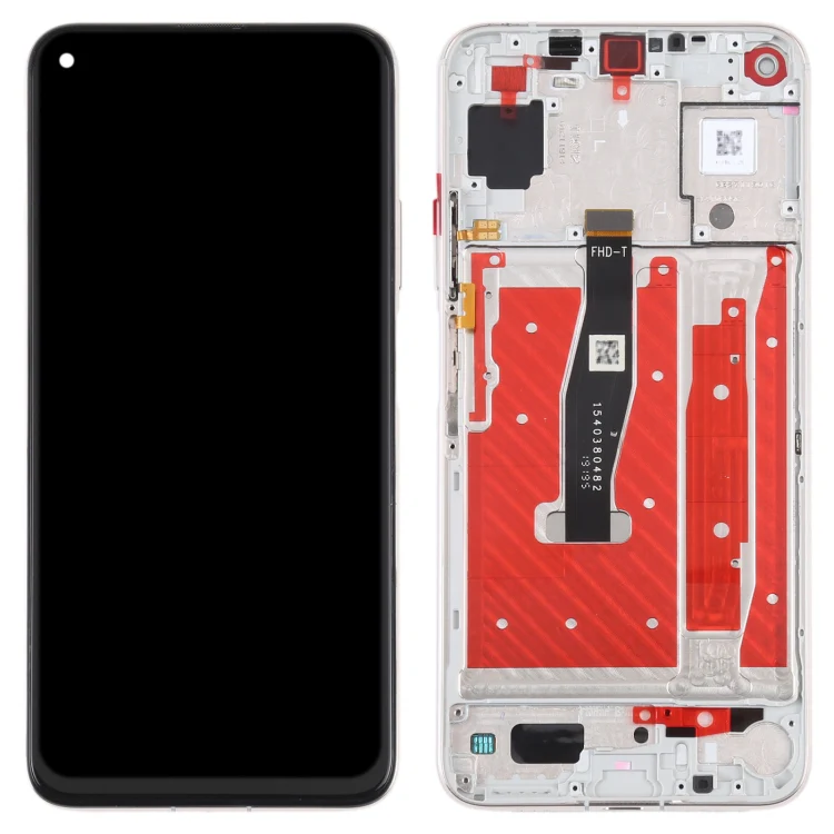 Original LCD Screen For Honor 20 / Huawei Nova 5T Digitizer Full Assembly with Frame(Silver) - Image 2